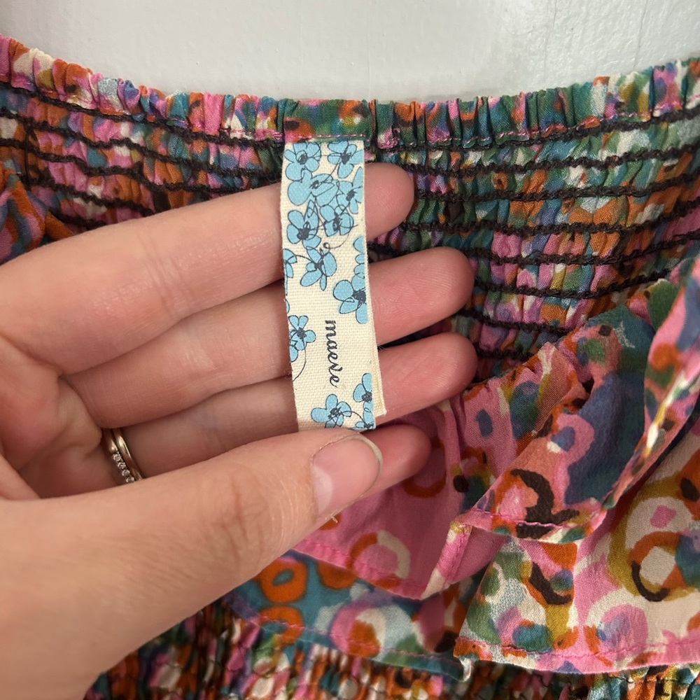 Maeve Colorful Silk Dress - Picture 5 of 6